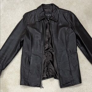 Madison Studio unisex brown Leather Jacket